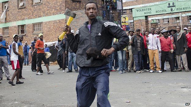 xenophobia attack in south africa - AP