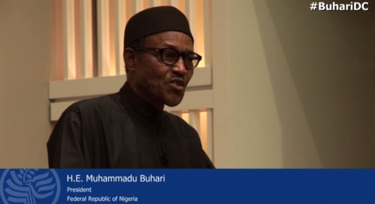 Muhammadu Buhari at the U.S. Institute of Peace