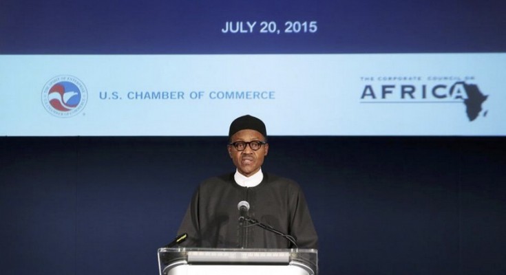 Muhammadu Buhari at the U.S. Chamber of Commerce Dinner