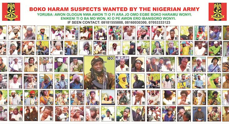 Boko Haram wanted list