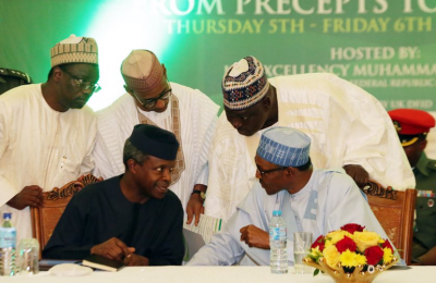 Muhammadu Buhari at Ministerial retreat