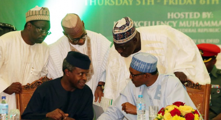 Muhammadu Buhari at Ministerial retreat